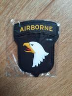 Patch 3D PVC Airborne 101st ( 2 kleuren), Ophalen of Verzenden, Overige soorten, Overige gebieden, Embleem of Badge