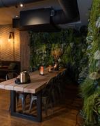 Eiken houten balken tafels boomstam tafel XL   755, Ophalen of Verzenden, Nieuw, 200 cm of meer, 25 tot 50 cm