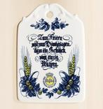 Zeldzame keramisch wandtegel, wandbord van Warsteiner, Verzamelen, Biermerken, Ophalen of Verzenden, Zo goed als nieuw, Overige typen