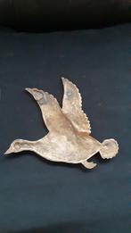 Mooie Messing Vogel met Relief, Ophalen of Verzenden