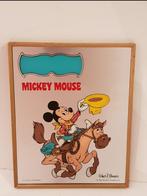 Mickey Mouse cowboy paard '60 tekst spiegel tekstspiegel, Verzamelen, Overige typen, Mickey Mouse, Ophalen of Verzenden, Zo goed als nieuw