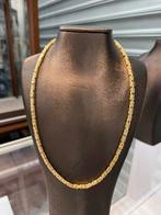Prachtige 14 kt gouden nieuwe koningsketting, Ophalen of Verzenden, Nieuw, Goud