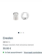 Energetix oorbellen/creolen met zirkonia van € 55 voor € 39, Met kristal, Overige materialen, Nieuw, Ophalen of Verzenden