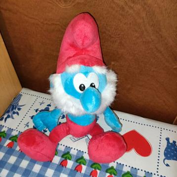 Grote smurf knuffel smurfen 26 cm groot  beschikbaar voor biedingen