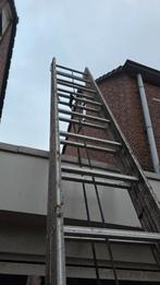 Aluminium ladder, Ophalen of Verzenden, Gebruikt, Ladder, 4 meter of meer