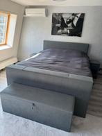 Luxe boxspring 180 x 210 incl samsung tv, Ophalen, 210 cm, Tweepersoons, Zo goed als nieuw