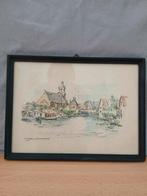 Aquarel van Hardingsveld Giesendam gemaakt  door Wim Jansen, Ophalen of Verzenden