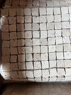 Tegels travertin Mozaïektegel Quadrat Chiaro Beige, Mat, Ophalen of Verzenden, Nieuw, Keramiek, Vloertegels