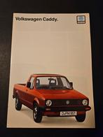 Brochure Volkswagen Caddy Pick-up 1988, Ophalen of Verzenden, Zo goed als nieuw, Volkswagen