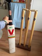 Vintage Slazenger Cricketbat Set houten GM Stokjes Caribbean, Ophalen, Gebruikt, Bal, Slazenger