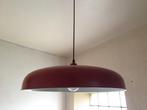 2 stuks; Grote Vintage Industriele hanglampen, warm rood, XL, Ophalen of Verzenden, Zo goed als nieuw, Metaal, Minder dan 50 cm