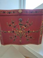 Hindelooper beschilderd groot koekblik., Ophalen of Verzenden