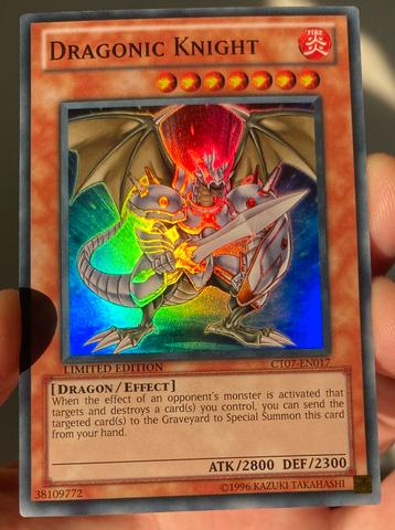 Yu-Gi-Oh! Dragonic Knight CT07 Limited Tin Promo ‘ beschikbaar voor biedingen