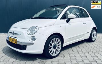 Fiat 500 C 1.2 Lounge Airco Automaat Leder Cabrio NAP PDC beschikbaar voor biedingen