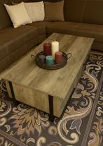 Mooie salontafel Maxfurn – espresso kleur – in goede staat, Huis en Inrichting, Ophalen, Overige materialen, 100 tot 150 cm, 50 tot 100 cm