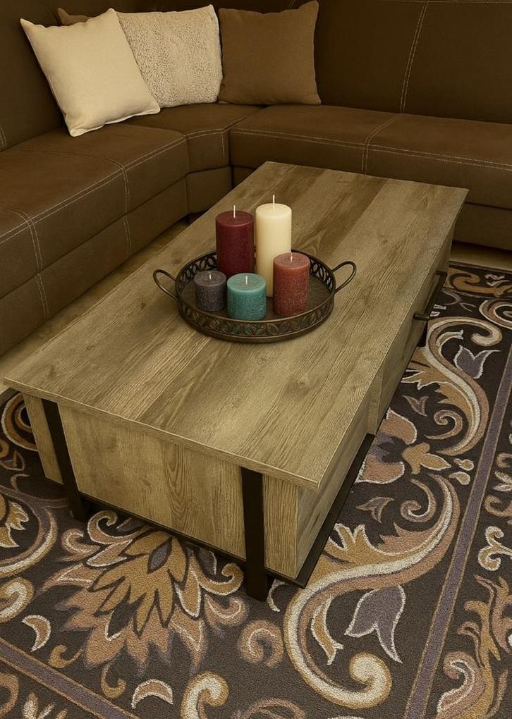 Mooie salontafel Maxfurn – espresso kleur – in goede staat, Huis en Inrichting, Tafels | Salontafels, Zo goed als nieuw, Minder dan 50 cm