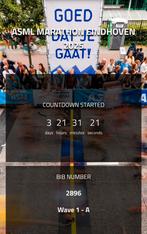 Ticket Marathon Eindhoven 2025 - Wave 1 - A, Tickets en Kaartjes, Overige Tickets en Kaartjes, Eén persoon