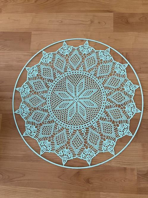 Mooie gehaakte mandala met een diameter van 90 cm, Huis en Inrichting, Woonaccessoires | Wanddecoraties, Nieuw, Ophalen