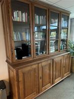 Servieskast / apothekerskast / buffetkast hoogwaardig grenen, Huis en Inrichting, Kasten | Buffetkasten, Ophalen, Gebruikt, 200 cm of meer