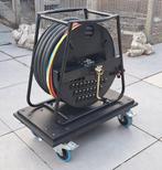 Multikabel XLR haspel 24/6 - 30m, Ophalen, Zo goed als nieuw, Audio