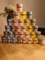 Beker met naam traktatie, Ophalen of Verzenden, Nieuw, Feestartikel, Verjaardag