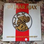 Lp  80 jaar,Ajax Historisch overzicht 80 jaarAjax, Ophalen of Verzenden, Nederland, Munten