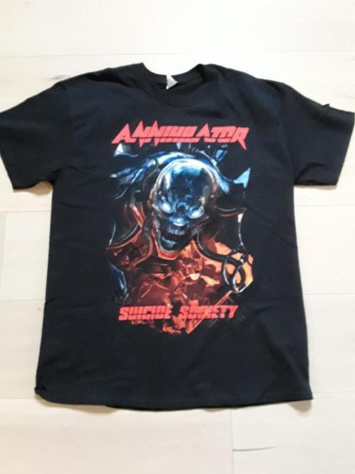 Annihilator European Tour T-shirt, Kleding | Heren, T-shirts, Zo goed als nieuw, Zwart, Verzenden