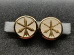 Frankrijk  -  Artillerie  kraagset  /  29mm.rond, Ophalen of Verzenden, Landmacht, Overige gebieden