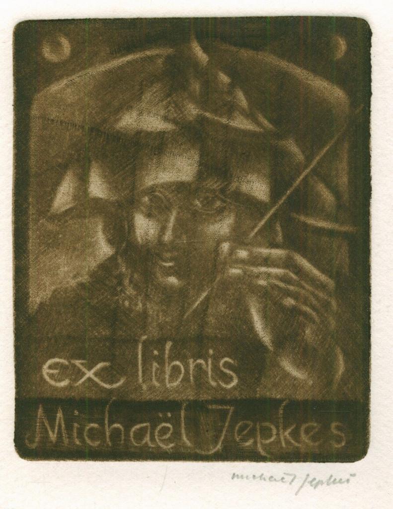 3123 Ex Libris Nederland : Michaël Jepkes, z.j., Verzenden