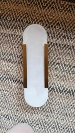 Twee Marmeren Wandlampen - Goud Accent, Huis en Inrichting, Lampen | Wandlampen, Ophalen of Verzenden, Zo goed als nieuw, Metaal