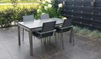 RVS Tuinstoelen Bernstein Mainz  stapelbaar, Ophalen, 4 zitplaatsen, Gebruikt, Rvs