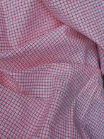 lap stof coupon 80 cm x 135 cm. rood geruit, 120 cm of meer, Nieuw, Ophalen of Verzenden, Katoen