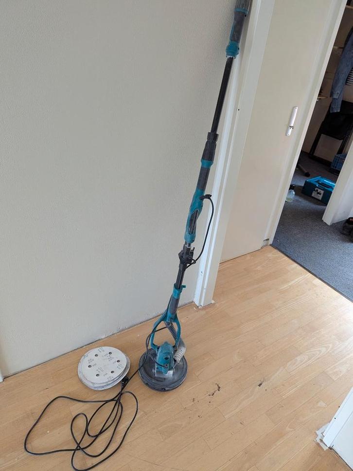 Telescopische wand- en plafondschuurmachine 1050W - 225mm, Doe-het-zelf en Verbouw, Gereedschap | Schuurmachines, Gebruikt, Overige typen
