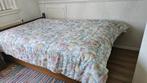 Eiken bed, Huis en Inrichting, Ophalen, Bruin, Tweepersoons, 140 cm