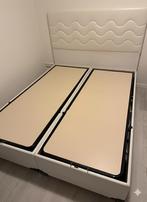 Bed 160x200 cm - Tweepersoonsbed, Ophalen, Overige materialen, Wit, Tweepersoons