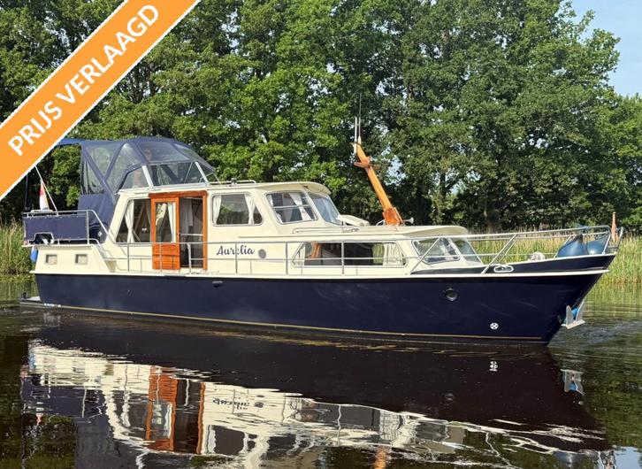 De Ruiterkruiser 1120 (bj 1980), Watersport en Boten, Motorboten en Motorjachten, Gebruikt, Staal, 9 tot 12 meter, Diesel, 50 pk of meer