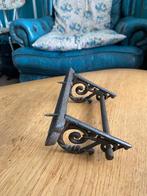 Toiletrolhouder brocante gietijzer bruin landelijk, Ophalen of Verzenden, Zo goed als nieuw, Bruin, Overige typen