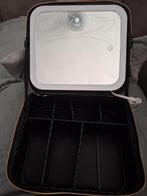 Nieuwe Nicelond Smart Cosmetica Koffer met LED Spiegel, Sieraden, Tassen en Uiterlijk, Beautycases, Ophalen, Zwart, Nieuw, Met spiegeltje(s)