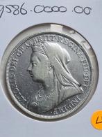 Britse crown victoria 1896 zilver, Ophalen of Verzenden, Overige landen, Zilver