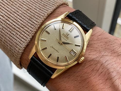 Omega Automatic Seamaster uit 1962 18k goud, Sieraden, Tassen en Uiterlijk, Horloges | Antiek, Polshorloge, Omega, Goud, 1960 of later
