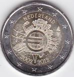 2 euro 2012 Nederland - 10 jaar euromunt / TYE - vrijwel UNC, 2 euro, Losse munt, Verzenden