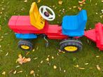Trap tractor met karretje, Kinderen en Baby's, Speelgoed | Buiten | Voertuigen en Loopfietsen, Ophalen, Gebruikt