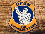 Reclamebord met Michelin tyres opdruk., Reclamebord, Nieuw, Ophalen of Verzenden, Nvt