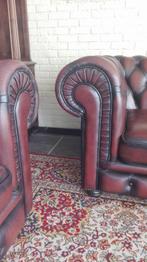 oude robuuste top chesterfield salon 3 en 2 zits, Ophalen of Verzenden