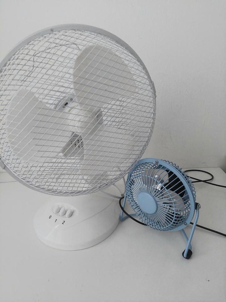 Goed werkende ventilators bijna nieuw, Witgoed en Apparatuur, Ventilatoren, Nieuw, Tafelventilator, Ophalen of Verzenden