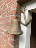Antieke Koperen Buitenbel met Anker, Antiek en Kunst, Ophalen, Koper