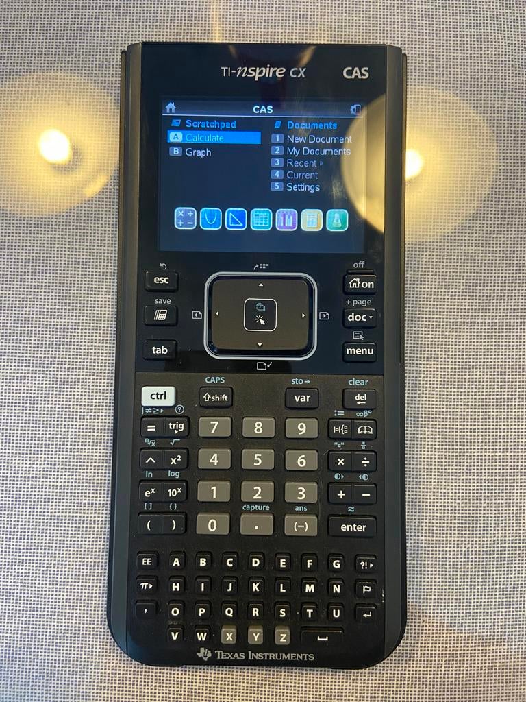 TI-nspire CX CAS graphic calculator, Diversen, Rekenmachines, Ophalen of Verzenden, Grafische rekenmachine, Zo goed als nieuw