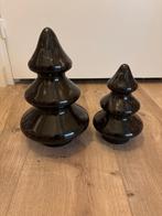 Leuke glazen decoratie kerstboompjes met licht, Ophalen, Zo goed als nieuw