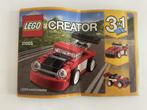 Lego Creator Rode Racewagen - 31055, Ophalen of Verzenden, Zo goed als nieuw, Complete set, Lego