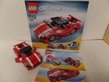 Lego Creator 5867 Rode Sportauto 3-in-1 beschikbaar voor biedingen